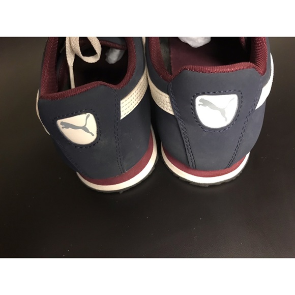 ♥️ Navy Blue & Maroon Puma Roma ♥️ - Picture 6 of 10